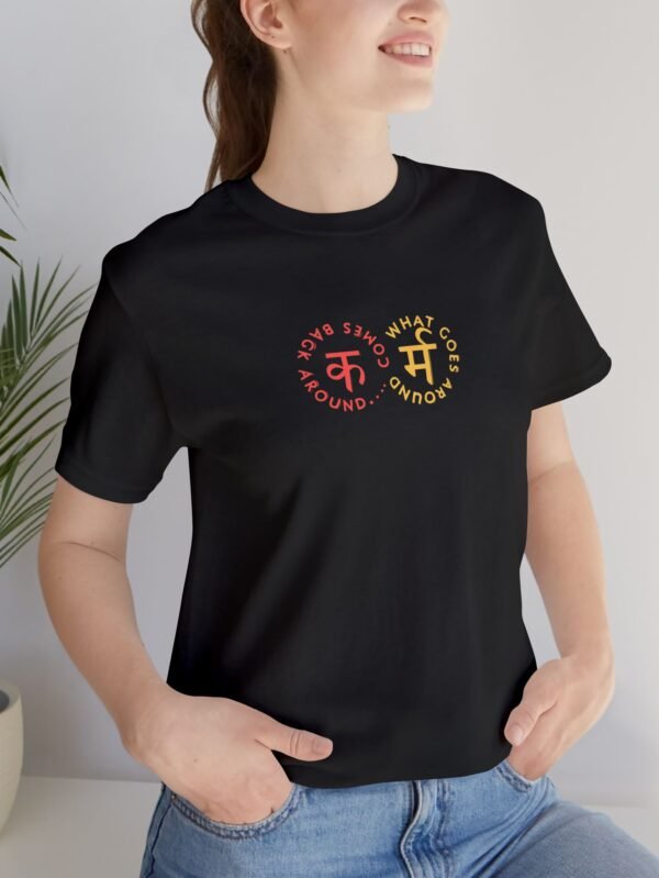 What Goes Around Comes Around Graphic T-Shirt – Unisex Black Tee